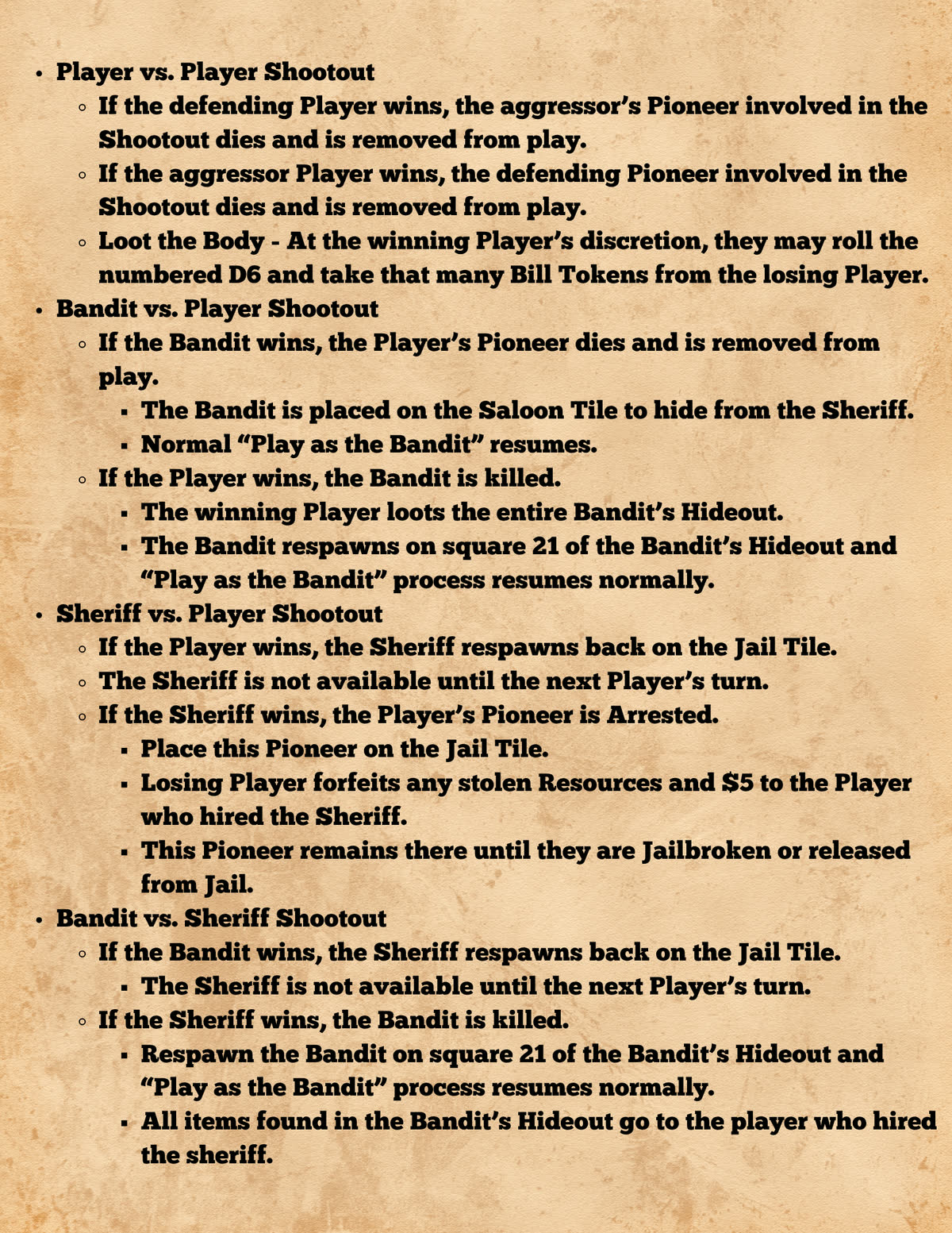Pioneers in Peril rulebook, page 24